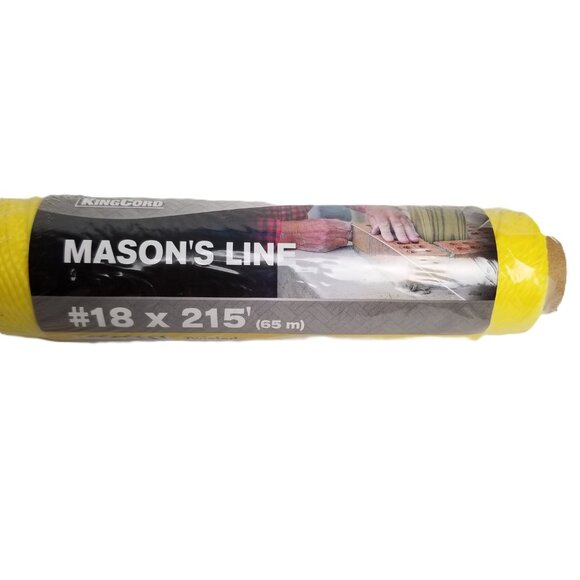 Mibro Masons Line #18 Twisted 215 Feet 65m NEW Sealed Construction String - Picture 1 of 5